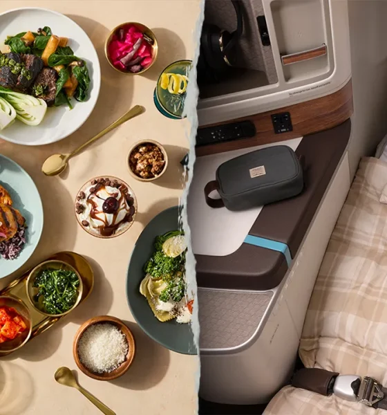 Alaska Airlines unveils international business class with lie-flat suites