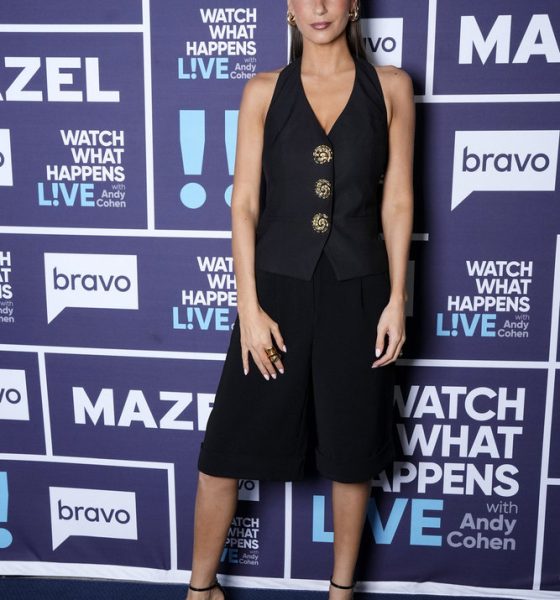 Amanda Batula posing on the 'WWHL' red carpet.