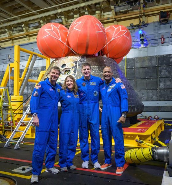 Artemis II Crew Poses with Orion 'Integrity' in Viral Post-Splashdown