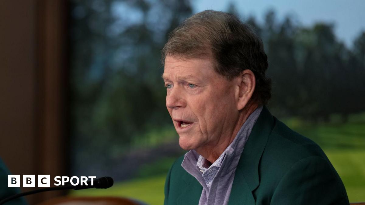 Tom Watson speaks at a 2026 Masters news conference