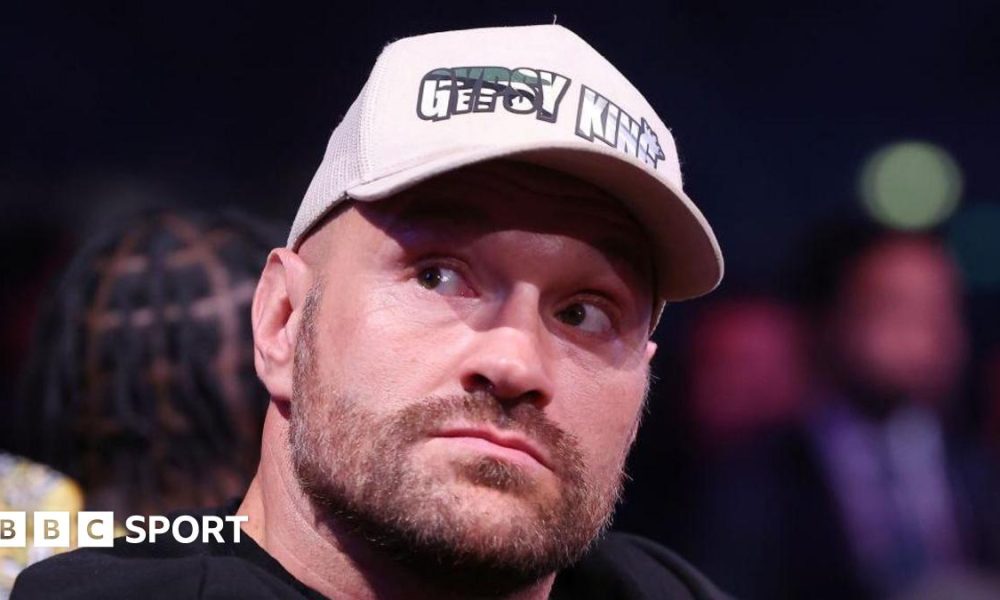 Tyson Fury looking into the distance