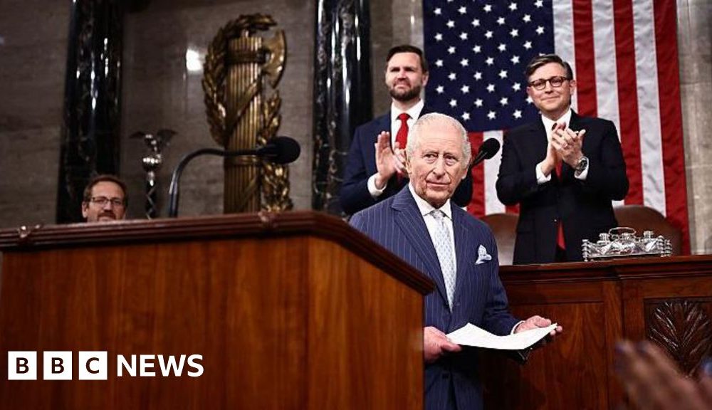 Watch key moments from the King's address to US Congress