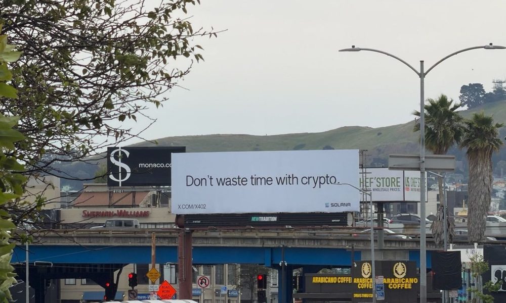 Here is what Solana Foundation's cryptic 'Don’t waste time with crypto' ad really means