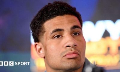 Davit Chaloyan ducks under a punch from Delicious Orie