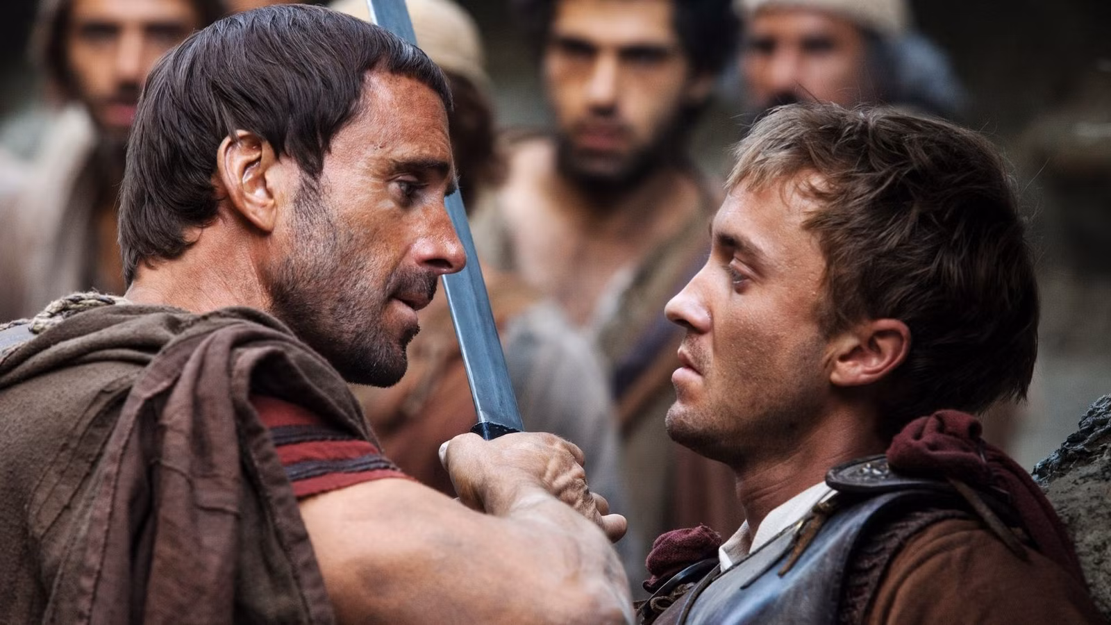 RISEN, l-r: Joseph Fiennes, Tom Felton, 2016. ©Sony Pictures Releasing/courtesy Everett Collection