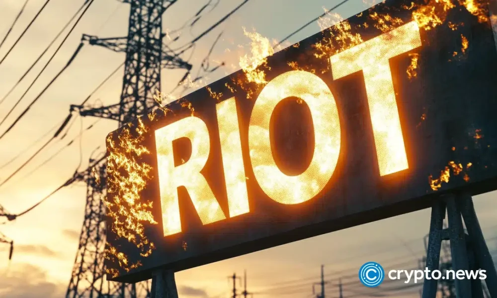 Riot extends Bitcoin selling spree with fresh 500 BTC move