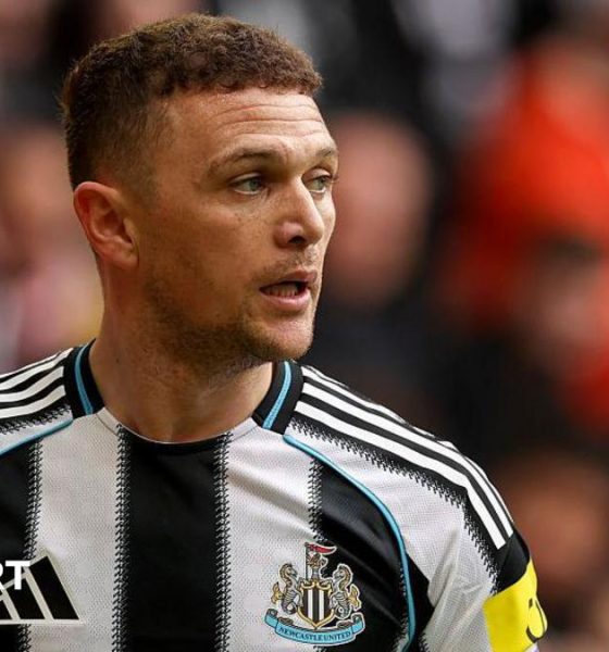 Kieran Trippier during Newcastle United's game against Sunderland at St James' Park on 21 March, 2026