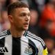 Kieran Trippier during Newcastle United's game against Sunderland at St James' Park on 21 March, 2026