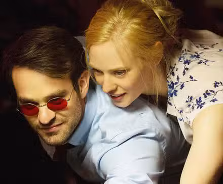 Matt Murdock and Karen Page playing pool in 'Daredevil' Season 2.