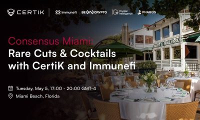 CertiK, Immunefi, Crystal Intelligence, BeInCrypto, and Pharos to Host Exclusive Sunset Event During Consensus 2026 in Miami