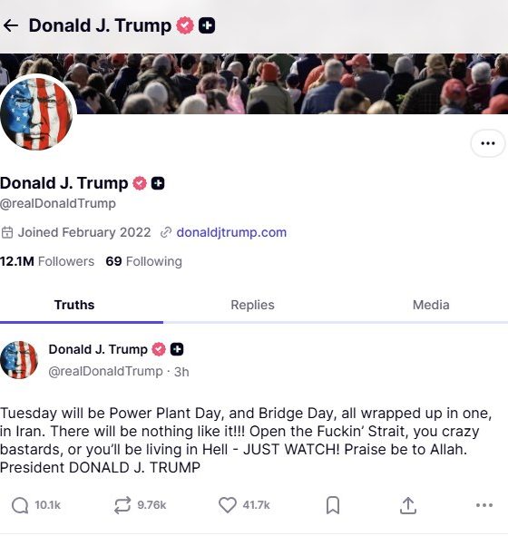 Did Donald Trump Just Swear in His Truth Social Post?