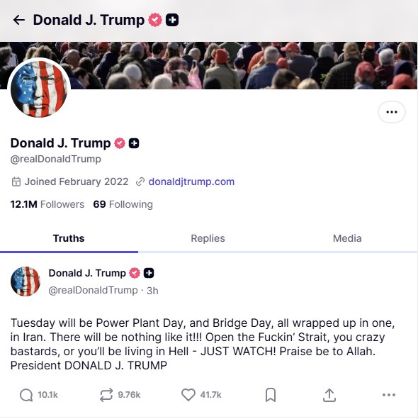 Did Donald Trump Just Swear in His Truth Social Post?