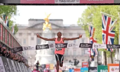 Sabastian Sawe wins the London Marathon 2026