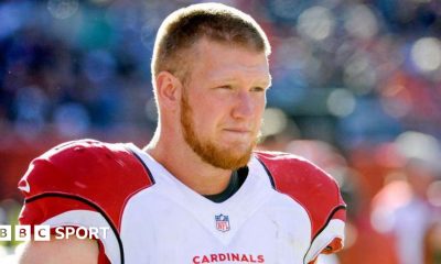 Arizona Cardinals defensive end Josh Mauro on the sideline during his team's game against the Cleveland Browns in November 2015