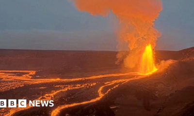 Lava soars into air as Hawaii's Kilauea volcano erupts again