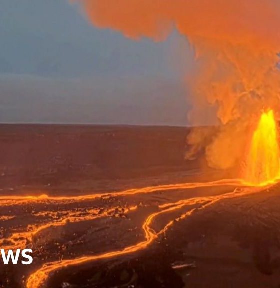 Lava soars into air as Hawaii's Kilauea volcano erupts again