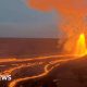 Lava soars into air as Hawaii's Kilauea volcano erupts again
