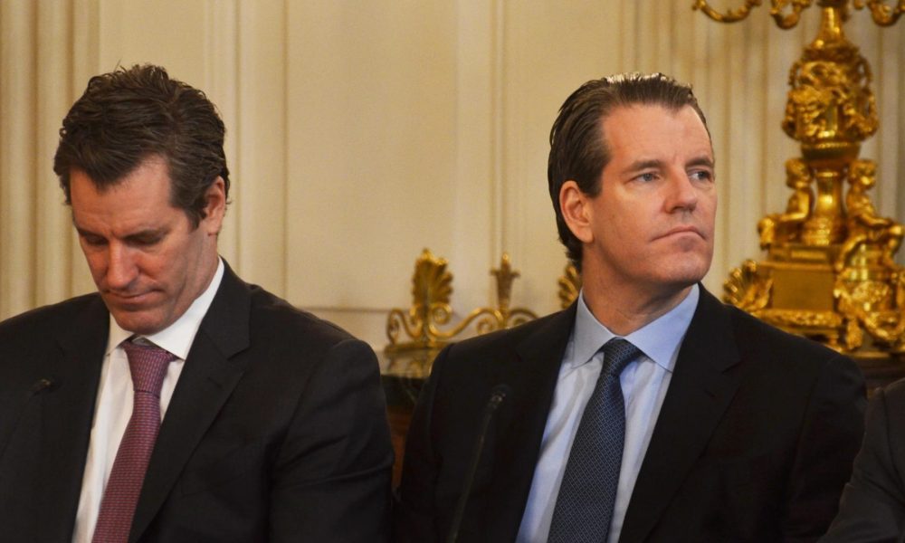 Winklevoss Capital moves $43 million in bitcoin to custody after lowest balance since 2012