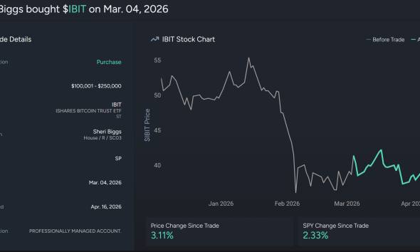 Sherri Biggs Bought BlackRock's IBIT Bitcoin ETF