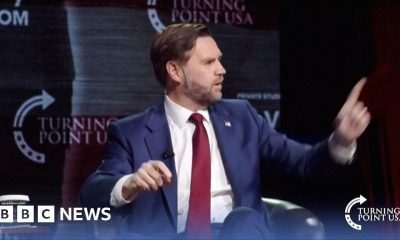 Vance heckled as he chides Pope