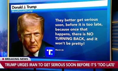 ‘Get Serious,’ says Trump to Iran, or face increased military action