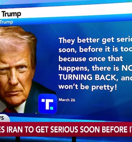 ‘Get Serious,’ says Trump to Iran, or face increased military action