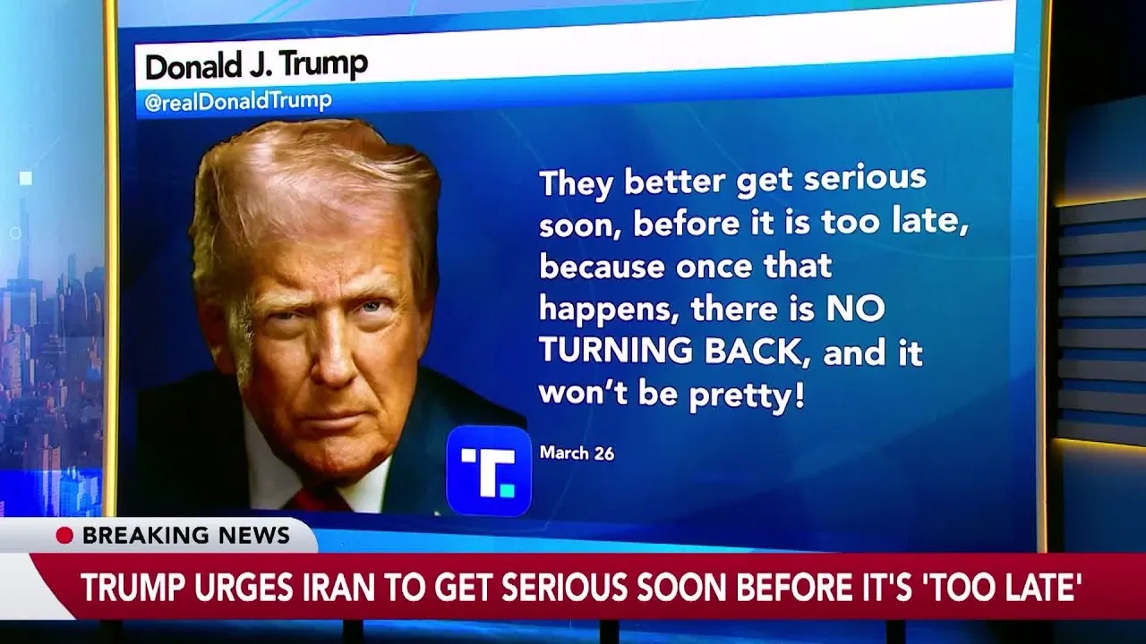 ‘Get Serious,’ says Trump to Iran, or face increased military action