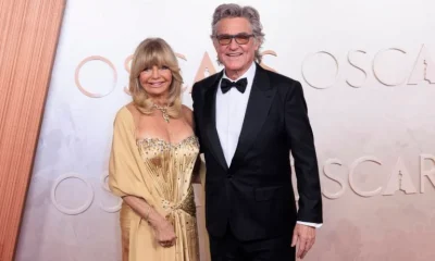 Goldie Hawn and Kurt Russell at Oscars 2025
