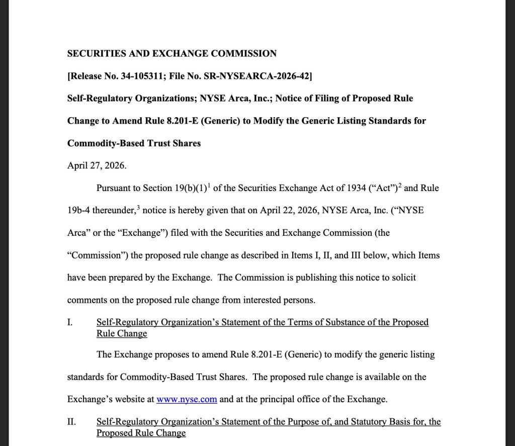 SEC Reviews 85-Item Proposal That Could Affect Bitcoin and XRP ETF Listings