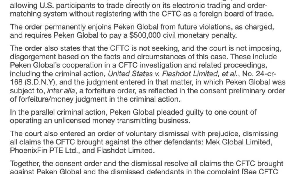 KuCoin Ordered to Block US Traders and Pay $500,000 CFTC Penalty