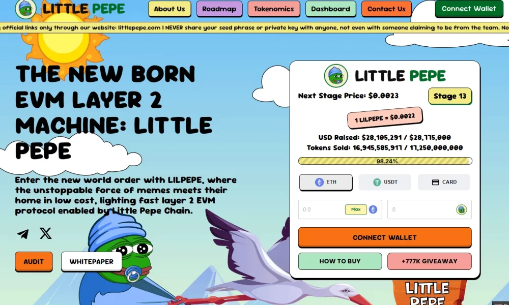 Little Pepe presale almost complete; investors look ahead after the $28m milestone - 2