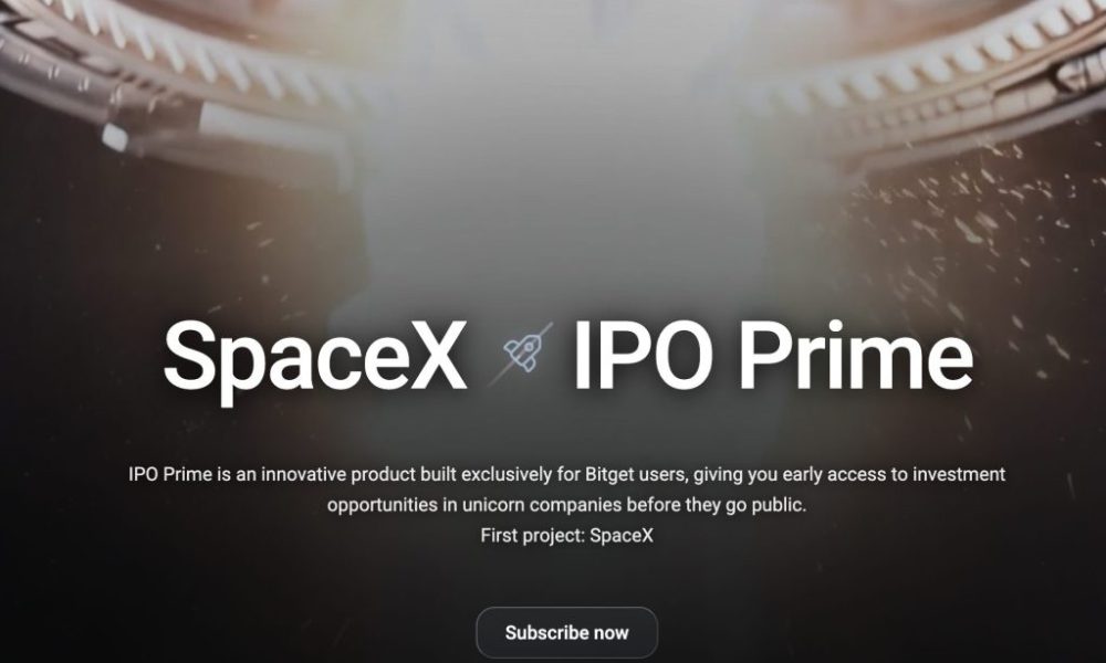 Bitget Launches Pre-IPO Token Trading Starting With SpaceX on Solana