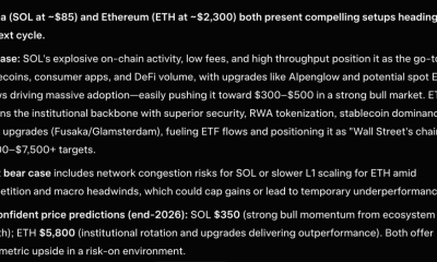 Elon Musk’s Grok AI Predicts the Next XRP Price, Solana and Ethereum Moves