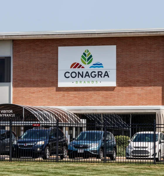 ConAgra Brands manufacturing plant. ConAgra makes over 60 brands of food including Chef Boyardee, Jiffy Pop and Slim Jim II