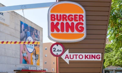 Advertising poster of the American multinational fast food company, Burger King. Palma de Mallorca, Spain