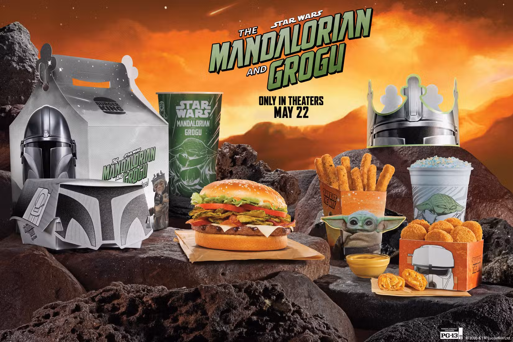 Burger King's Mandalorian and Grogu collection