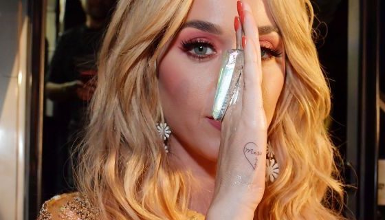 Katy Perry heart tattoo