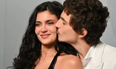 Timothee Chalamet and Kylie Jenner at the Vanity Fair Oscar Party 2026