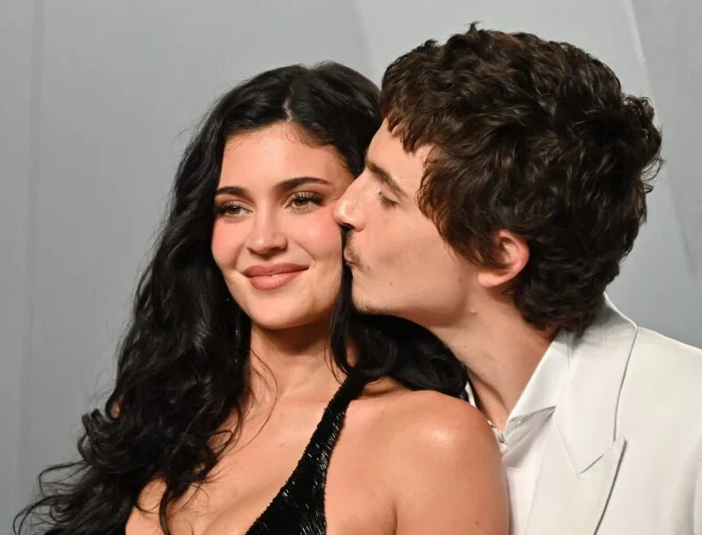 Timothee Chalamet and Kylie Jenner at the Vanity Fair Oscar Party 2026