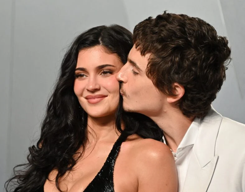 Timothee Chalamet and Kylie Jenner at the Vanity Fair Oscar Party 2026