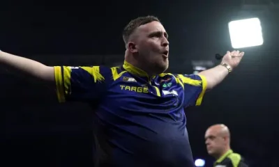 Luke Littler in Liverpool