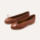 tan ballet flats