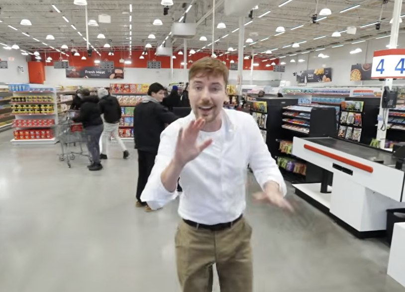 MrBeast Last To Leave Grocery Store Challenge Wins $250,000: Epic