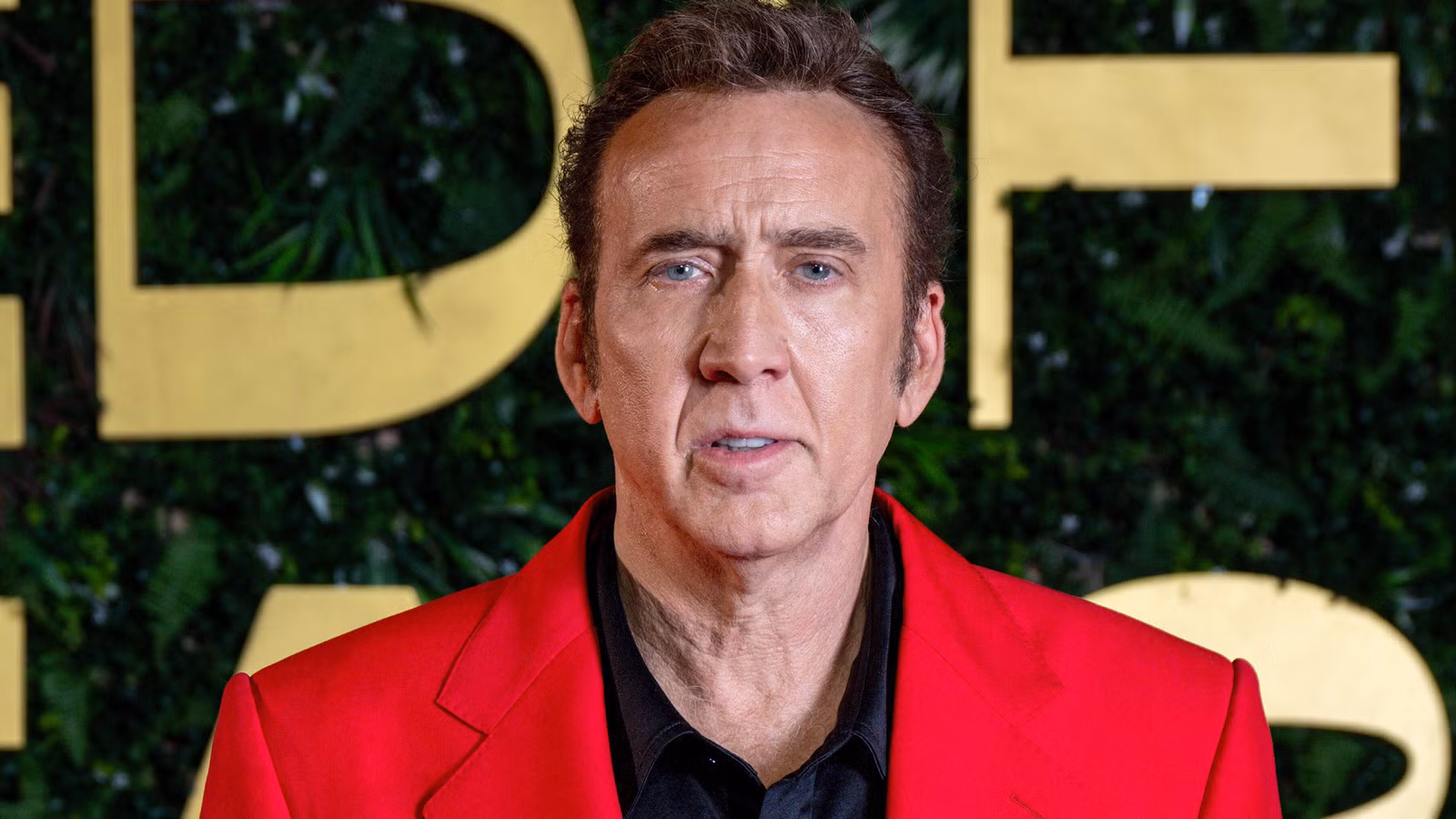 Nicolas Cage on the red carpet