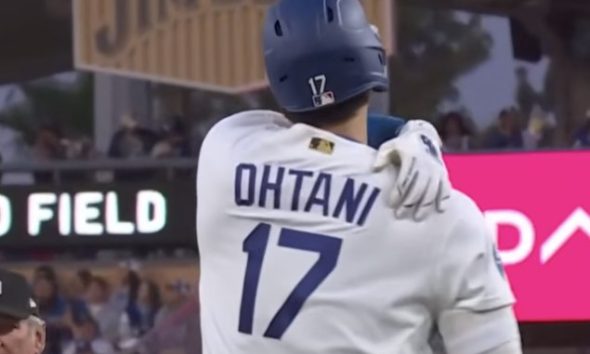 Ohtani Hit on Shoulder by Pitch in Dodgers Win, Exits