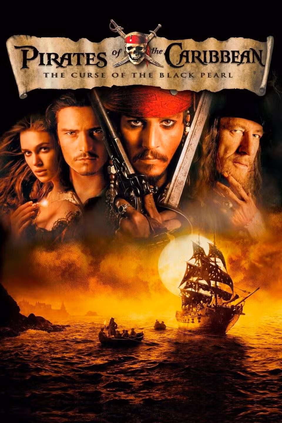 Pirates of the Caribbean The Curse of the Black Pearl Poster