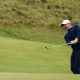 Rory McIlroy battled to stay in contention at the British Open