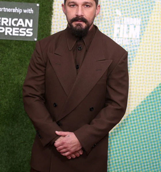 Shia LaBeouf at "The Peanut Butter Falcon" UK Premiere - 63rd BFI London Film Festival