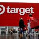 Shoppers exit a Target store during Black Friday sales in Brooklyn, New York, U.S., November 26, 2021.