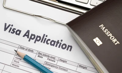 Visa,Application,Form,To,Travel,Immigration,A,Document,Money,For